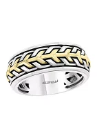 Men's Gold-Plated Sterling Silver Ring 