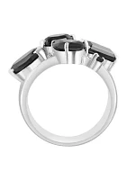 4.27 ct. t.w. Onyx Ring in Sterling Silver