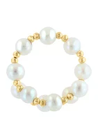 14K Yellow Gold Freshwater Pearl Ring