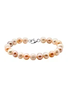 Sterling Silver Multi Hued Freshwater Pearl Set