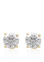 1/3 ct. t.w. Diamond Stud Earrings in 14K Yellow Gold