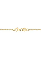  14K Yellow Gold Diamond, Jade Pendant Necklace