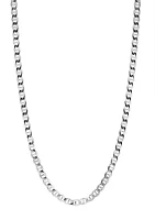 24'' Sterling Silver Chain Necklace