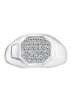 1/2 ct. t.w. White Sapphire Ring in Sterling Silver