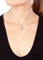 3/8 ct. t.w. Lab Created Diamond Pendant Necklace in 14K White Gold