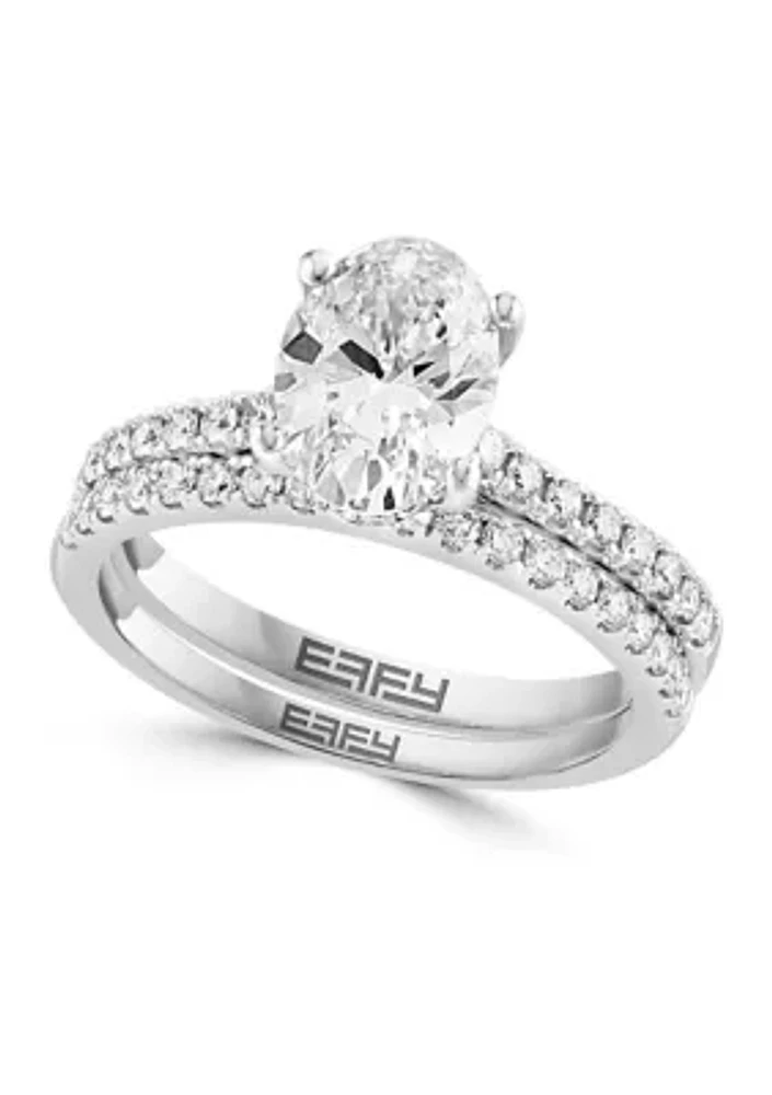 1.94 ct. t.w. Lab Created Diamond Ring in 14K White Gold