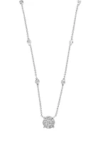 3/4 ct. t.w. Diamond Pendant Necklace in 14K White Gold