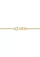 Diamond and Natural Emerald Pendant Necklace in 14K Yellow Gold