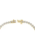 White & Yellow Gold Lab Grown Diamond Bracelet