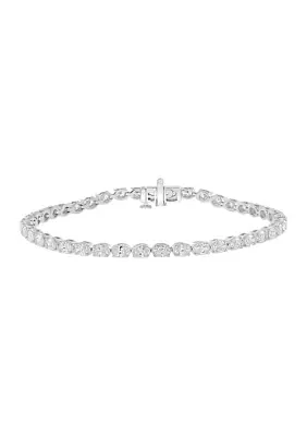 3.94 ct. t.w. Lab Grown Diamond Bracelet in 14K White Gold 