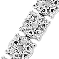 Sterling Silver Diamond Tennis Bracelet