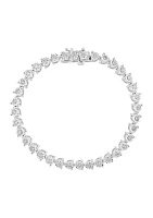 3 ct. t.w. Miracle Set Diamond Tennis Bracelet in 14K White Gold