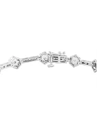 1 ct. t.w. Miracle Set Diamond Bracelet in Sterling Silver