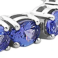  9.69 ct. t.w. Tanzanite Bracelet in Sterling Silver