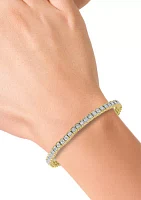 3/8 ct. t.w. Diamond Tennis Bracelet in Gold Over Sterling Silver 