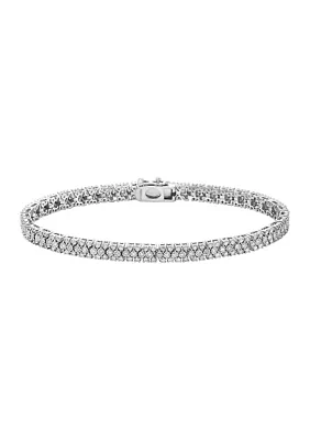 1 ct. t.w. Diamond Bracelet in Sterling Silver