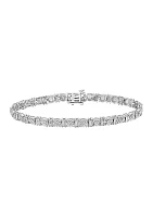 1/5 ct. t.w. Diamond Bracelet in Sterling Silver