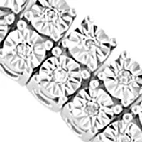 1/2 ct. t.w. Diamond Tennis Bracelet in Sterling Silver