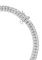 1/2 ct. t.w. Diamond Tennis Bracelet in Sterling Silver