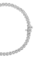 9/10 ct. t.w. Diamond Tennis Bracelet in Sterling Silver