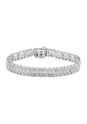 1 ct. t.w. Diamond Bracelet in Sterling Silver