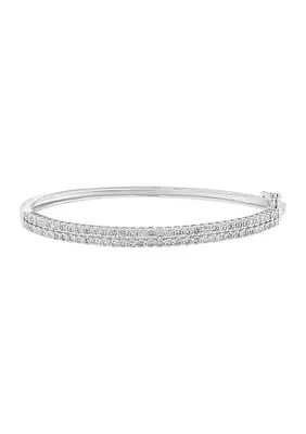 1 ct. t.w. Diamond Miracle Set Tennis Bracelet in Sterling Silver