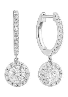 1.95 ct. t.w. Lab Grown Diamond Earrings in 14K White Gold