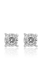 0.20 ct. t.w. Diamond Stud Earrings in Sterling Silver