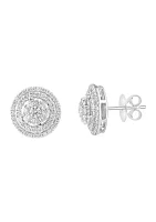 1.27 ct. t.w. Diamond Earrings in 14K White Gold