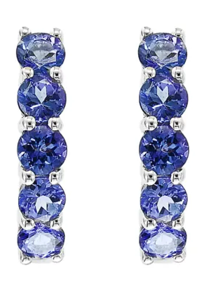 2.66 ct. t.w. Tanzanite Earrings in Sterling Silver