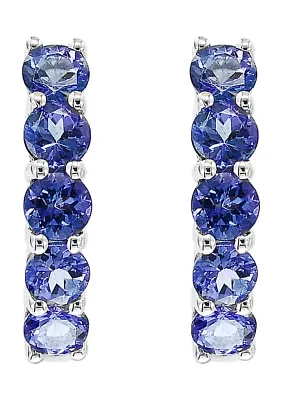 2.66 ct. t.w. Tanzanite Earrings in Sterling Silver