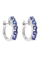 2.66 ct. t.w. Tanzanite Earrings in Sterling Silver