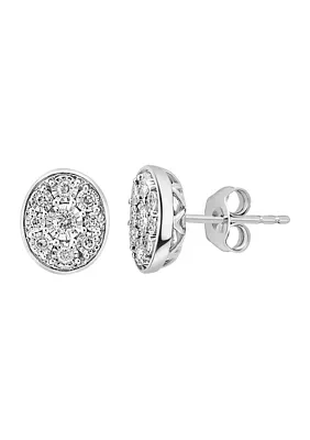 1/4 ct. t.w. Diamond Earrings in Sterling Silver