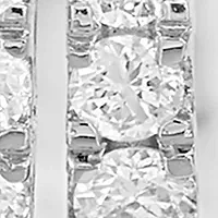 14K White Gold Diamond Earrings