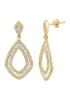 1.69 ct. t.w. Diamond Drop Earrings in 14K Yellow Gold