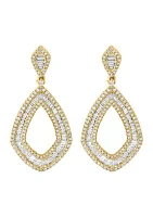 1.69 ct. t.w. Diamond Drop Earrings in 14K Yellow Gold