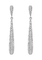 3/4 ct. t.w. Diamond Drop Earrings in 14K White Gold