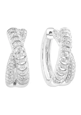 5/8 ct. t.w. Diamond Earrings in 14K White Gold 