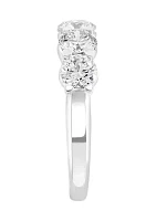  14K White Gold Lab Grown Diamond Ring