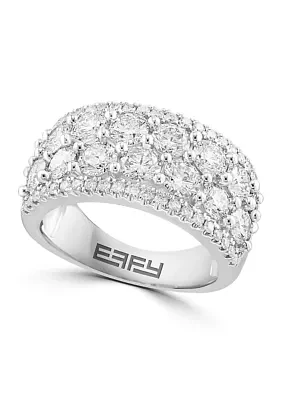   14K White Gold Lab Grown Diamond Ring 