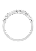 1 ct. t.w. Lab Created Diamond Band Ring in 14K White Gold