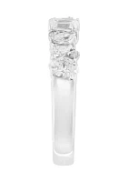 1 ct. t.w. Lab Created Diamond Band Ring in 14K White Gold