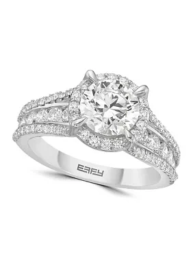 2.47 ct. t.w. Lab Created Diamond Solitaire Ring in 14K White Gold