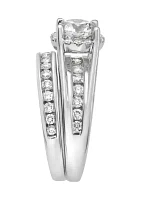 1.93 ct. t.w. Lab Created Diamond Bridal Ring in 14K White Gold