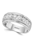 ct. t.w. Lab Created Diamond Band Ring in 14K White Gold