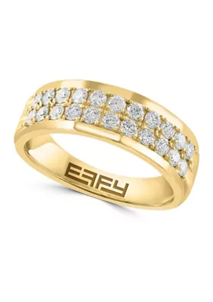 1.06 ct. t.w. Lab-Created Diamond Band Ring in 14K Yellow Gold