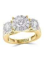 2.89 ct. t.w. Lab Grown Diamond Ring 14K Yellow Gold