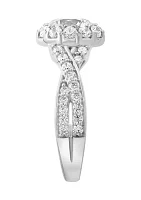 2.41 ct. t.w. Lab Grown Diamond Twist Ring in 14K White Gold