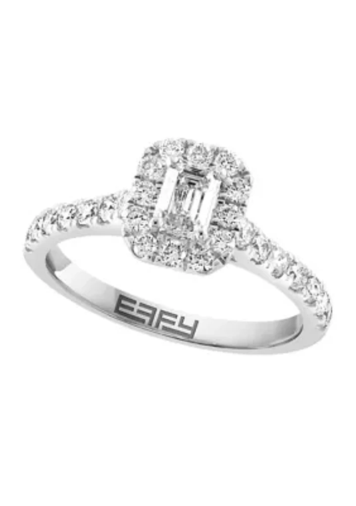 Lab Grown Diamond Ring in 14K White Gold