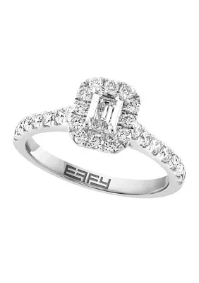 Lab Grown Diamond Ring in 14K White Gold